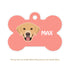 Taggie, Labrador (White/Brown) Dog Tag, Bone