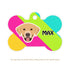 Taggie, Labrador (White/Brown) Dog Tag, Bone