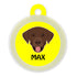 Taggie, Labrador (Chocolate Brown) Dog Tag, Circle