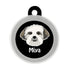 Taggie, Lhasa Apso Dog Tag, Circle
