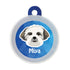 Taggie, Lhasa Apso Dog Tag, Circle