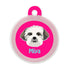 Taggie, Lhasa Apso Dog Tag, Circle