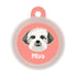 Taggie, Lhasa Apso Dog Tag, Circle