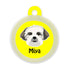 Taggie, Lhasa Apso Dog Tag, Circle