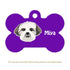Taggie, Lhasa Apso Dog Tag, Bone