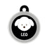 Taggie, Maltese Dog Tag, Circle