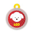 Taggie, Maltese Dog Tag, Circle