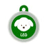 Taggie, Maltese Dog Tag, Circle