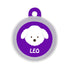 Taggie, Maltese Dog Tag, Circle