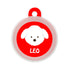 Taggie, Maltese Dog Tag, Circle