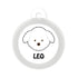 Taggie, Maltese Dog Tag, Circle