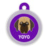 Taggie, Mastiff Dog Tag, Circle