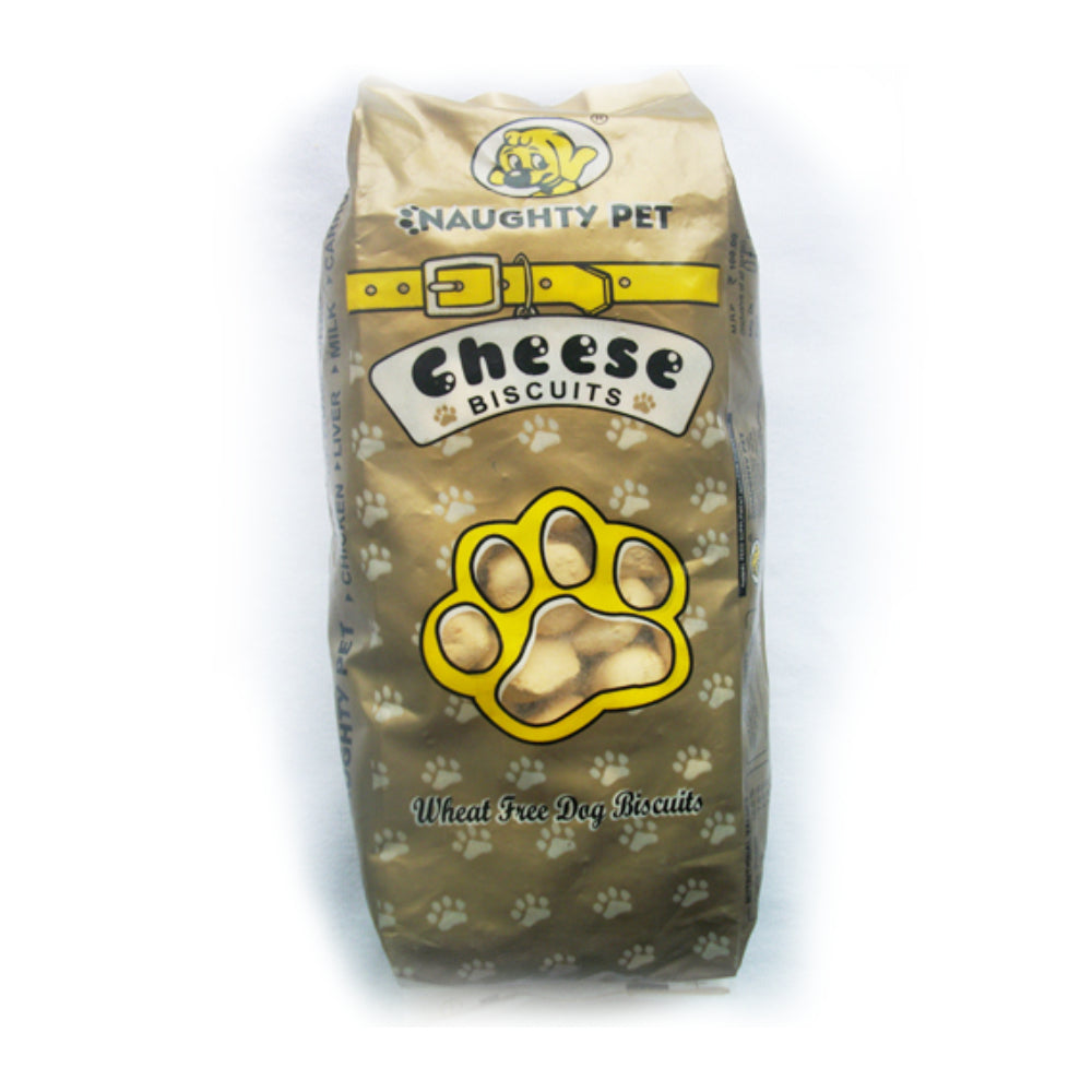 Naughty Pet Cheese Veggie Wheat Free Biscuit for Dogs