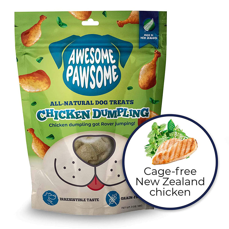 Awesome Pawsome Chicken Dumpling Natural Grain Free Dog Treat, 85 g