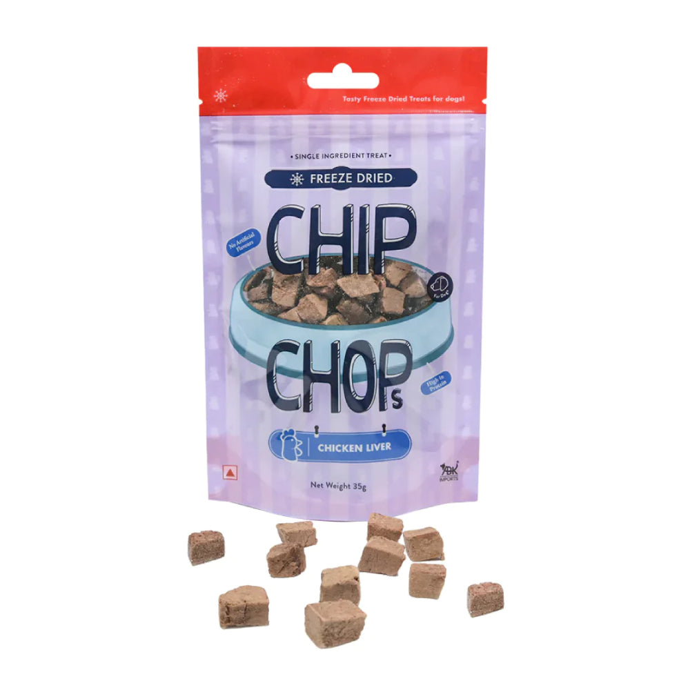Chip Chops Freeze Dried Chicken Liver, 35g