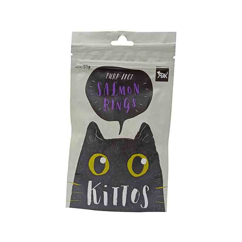 Kittos Salmon Rings Cat Treat, 35 g