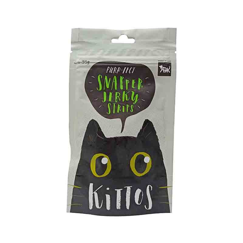 Kittos Snapper Jerky Strips Cat Treat, 35 g