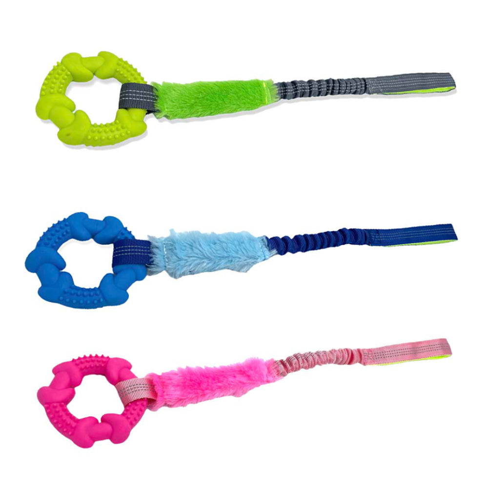 Trixie, Bungee Rope for Tugger with Ring Toy, Sorted Colours for Dog (Assorted)