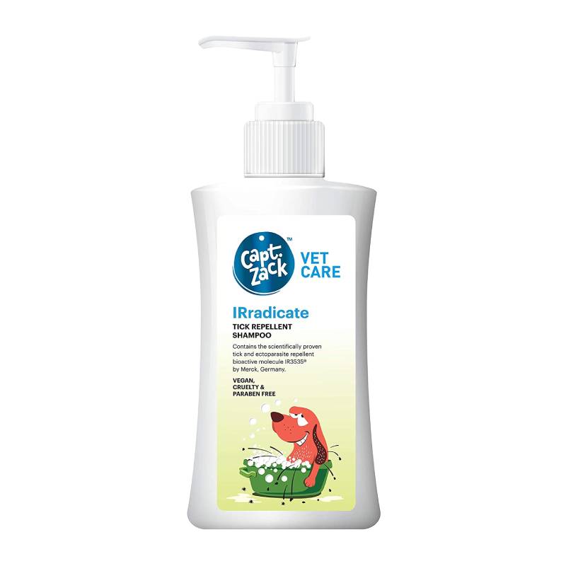 Captain Zack Vet Care - IRradicate Tick Repellent Shampoo for Dogs