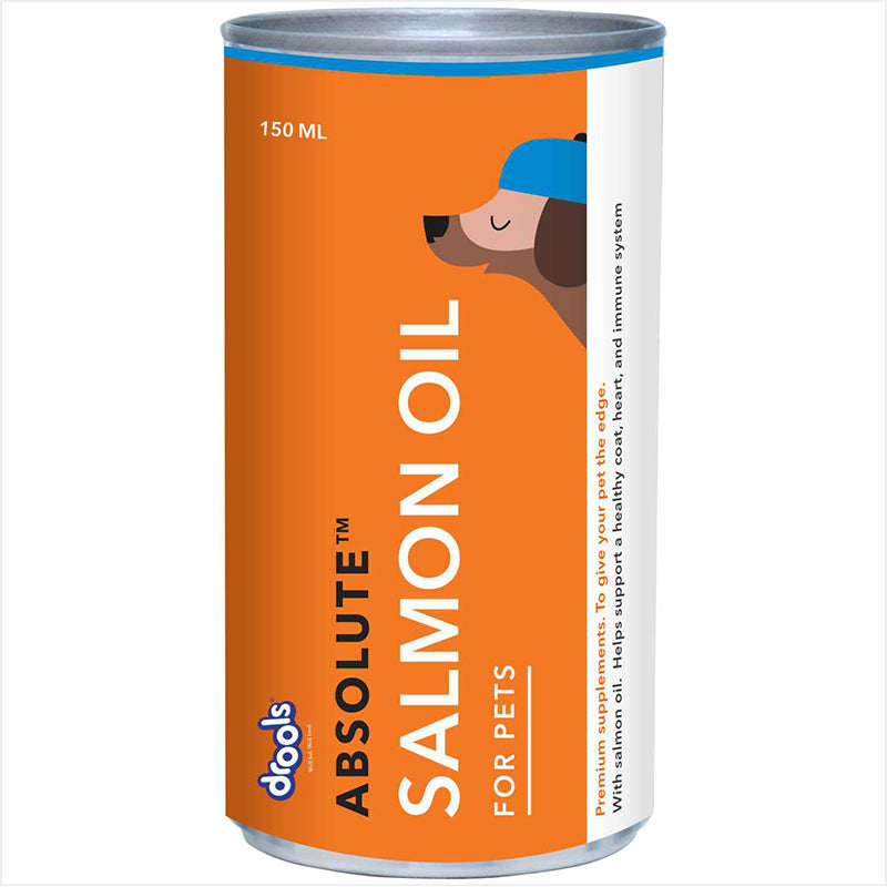 Drools Absolute Salmon Oil Syrup, Dog Supplement