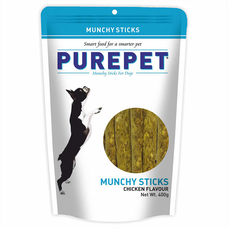 Purepet Munchy Sticks, Chicken Flavour Dog Treats