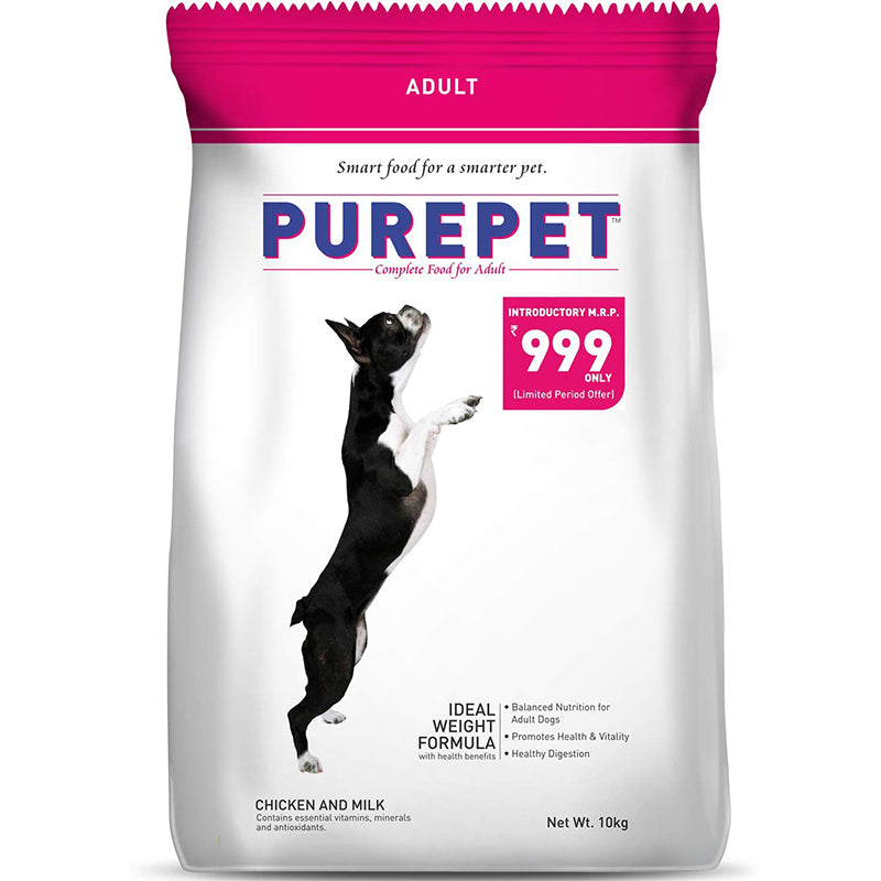 Purepet Adult Chicken and Milk Dry Dog Food