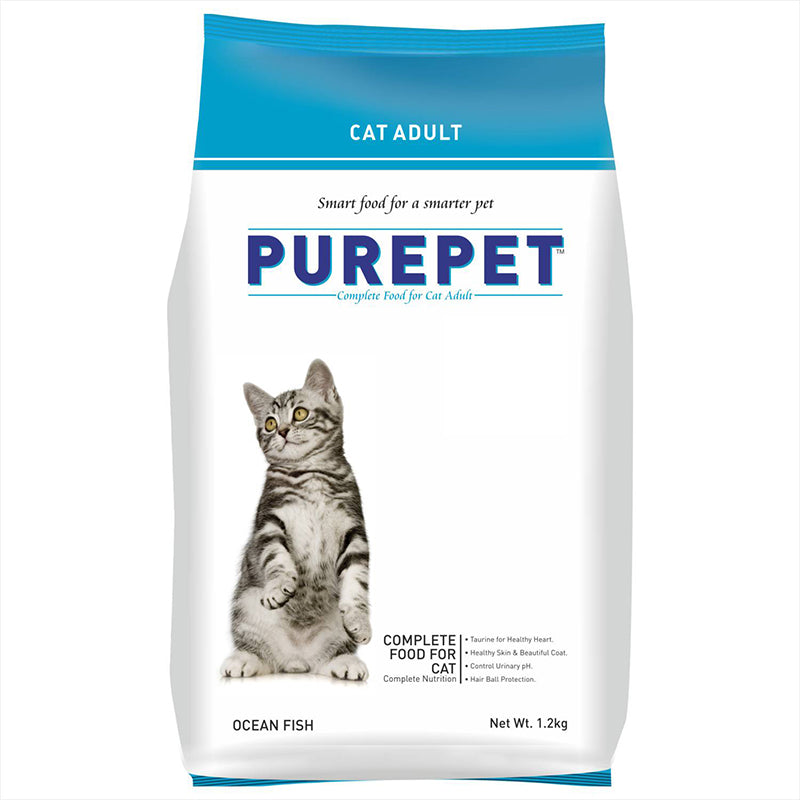 Purepet Dry Cat Food, Ocean Fish