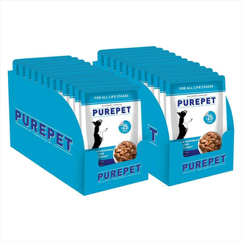 Purepet Wet Dog Food, Chicken and Vegetable Chunks in Gravy