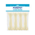 Purepet Pressed Chew Bones, Dog Treats, 6 inches - Pack of 4 Bones