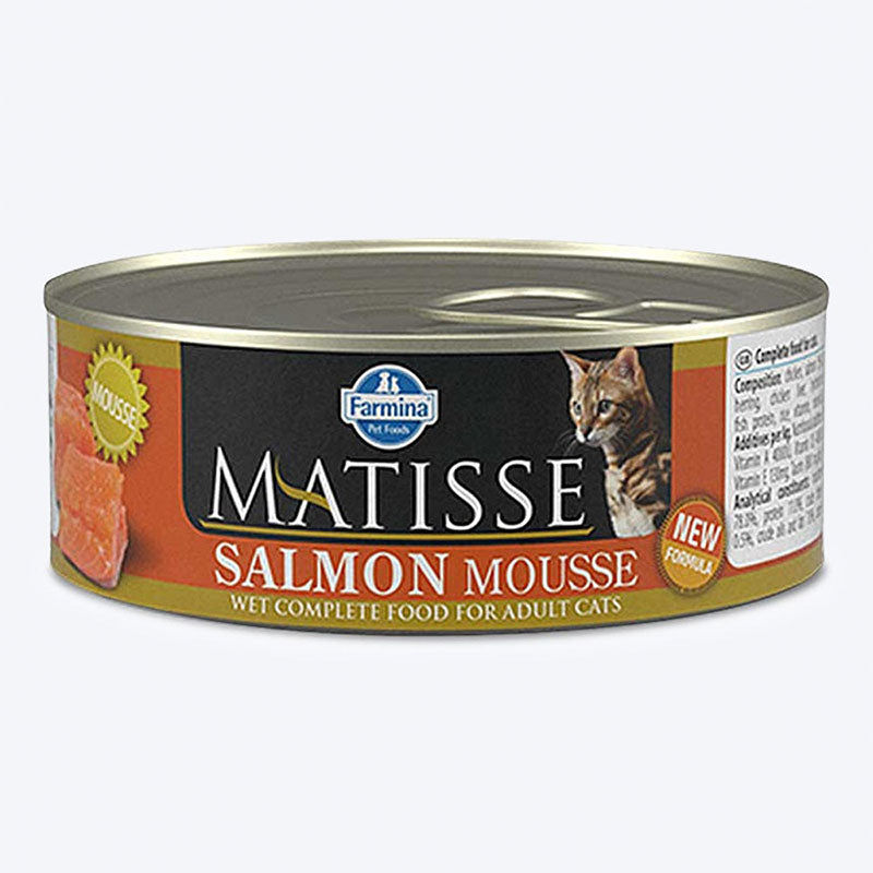 Farmina Matisse Adult Mousse Salmon Wet Cat Food, 80 g