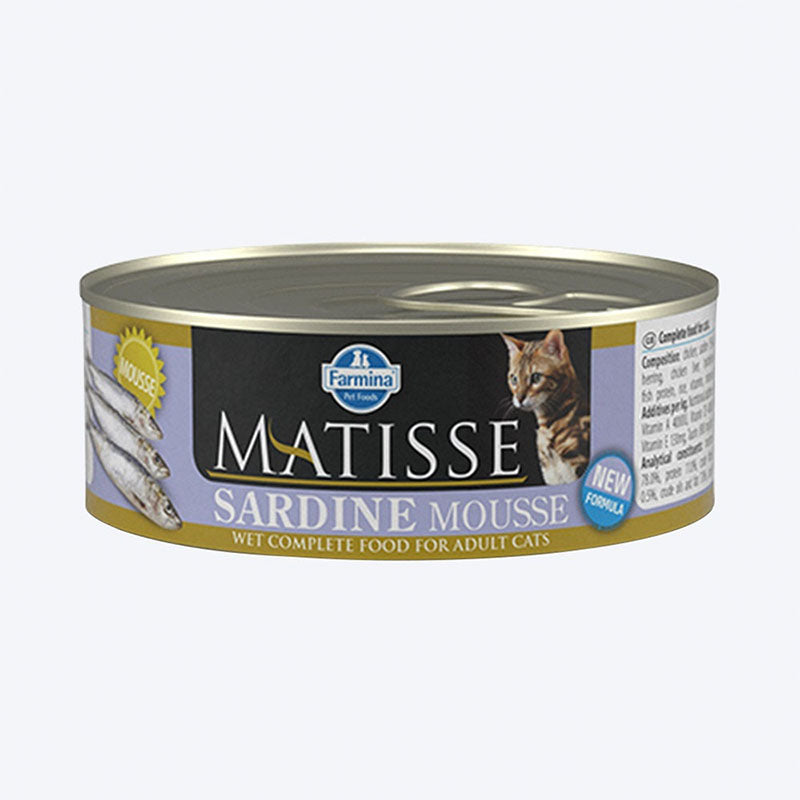 Farmina Matisse Adult Mousse Sardine Wet Cat Food, 80 g