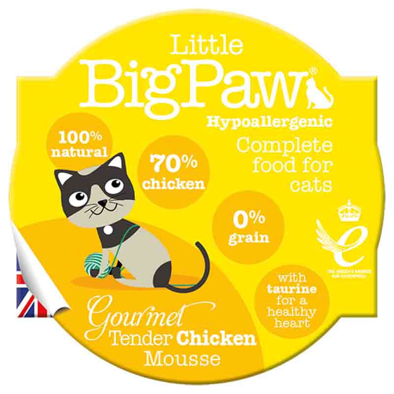 Little Big Paw Cat Gourmet, Chicken Mousse