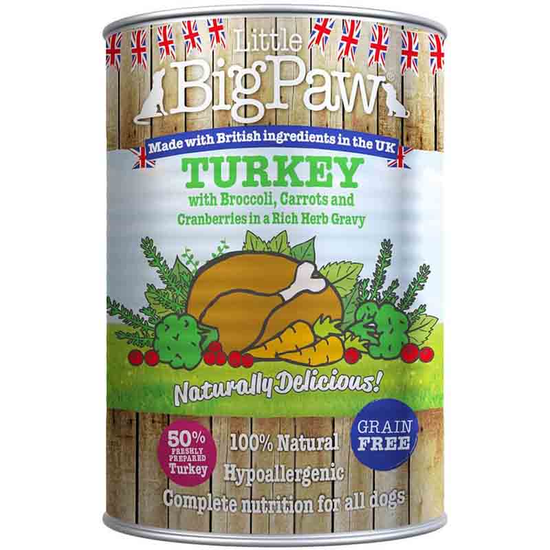 Little Big Paw Turkey with Cranberries, Brocolli, Carrot and Herbs