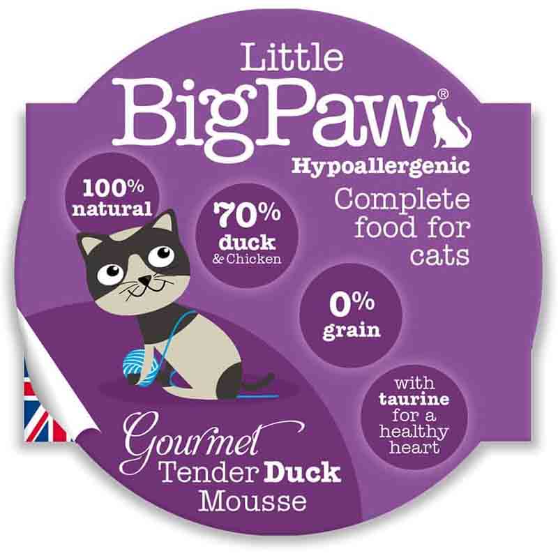 Little Big Paw Cat Gourmet, Tender Duck Mousse
