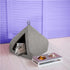 Hiputee Luxurious Soft Velvet Hut Bed for Toy Breed Dogs and Cats Grey
