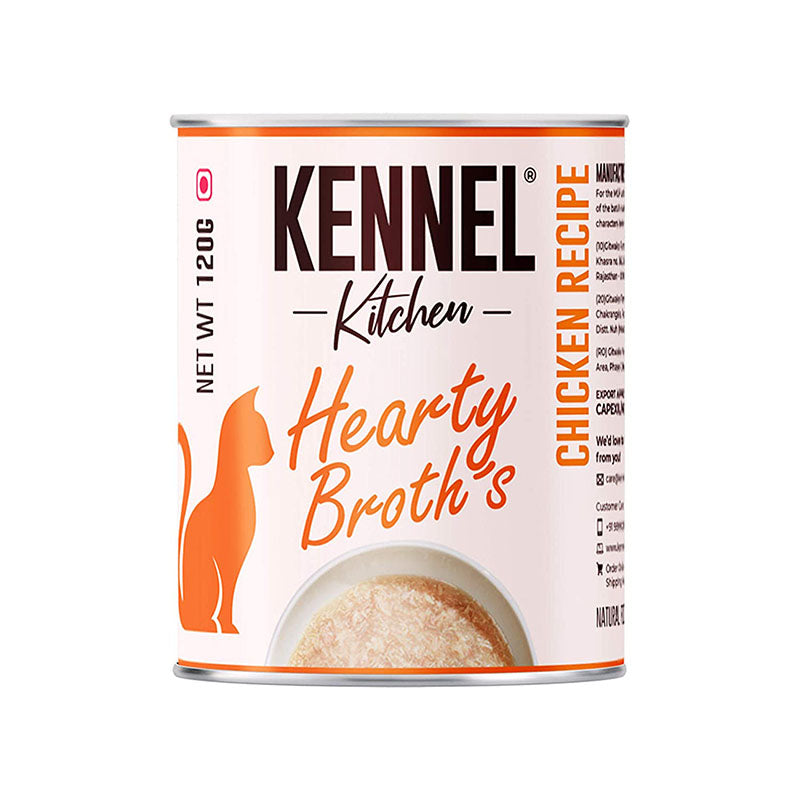 Kennel Kitchen Kitten Chicken Hearty Broths Wet Cat Food, 120 g