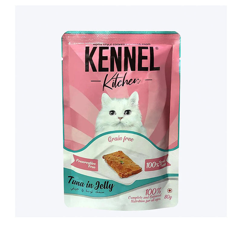 Kennel Kitchen Kitten Tuna In Jelly Wet Cat Food, 80 g