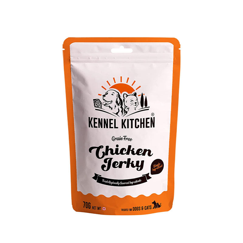 Kennel Kitchen Adult Chicken Jerky Treats for Dogs & Cats, 70g