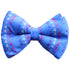 Lana Paws Adjustable Little Hearts Dog Bowtie, Blue