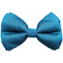 Lana Paws Midnight Blue Adjustable Silk Dog Bowtie, Blue