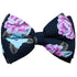 Lana Paws Wild Roses Adjustable Dog Bowtie, Black