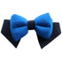 Lana Paws Adjustable Dog Tuxedo Bowtie, Blue and Black