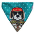 Lana Paws Little Gangster Adjustable Dog Bandana/Scarf, Teal