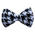 Lana Paws Adjustable Houndstooth Dog Bowtie, Black and White
