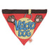 Lana Paws Velcro Dog Adjustable Dog Bandana/Scarf,  Red, Blue and Yellow