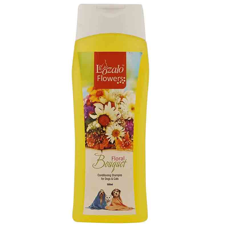 Lozalo Bouquet Fragrance Flower Shampoo for Dogs and Cats