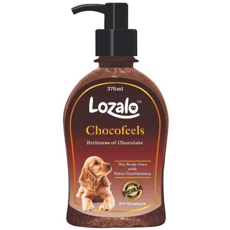 Lozalo Premium Choco Feels Shampoo for Dogs and Cats