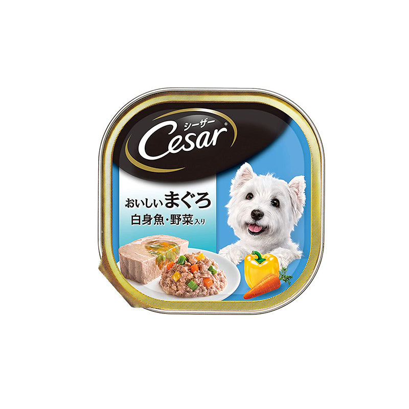 Cesar Adult White Meat Fish & Vegetables Premium Wet Dog Food 100 g