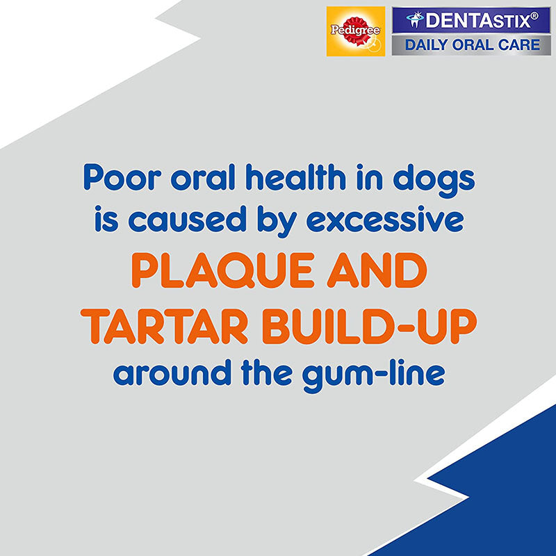 Pedigree Dentastix Small Breed Dog Oral Care, 110 G Weekly Pack (7 Sticks)