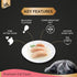 Sheba Premium Kitten (2 - 12 months) Fine Chicken Loaf Wet Cat Food, 70 g